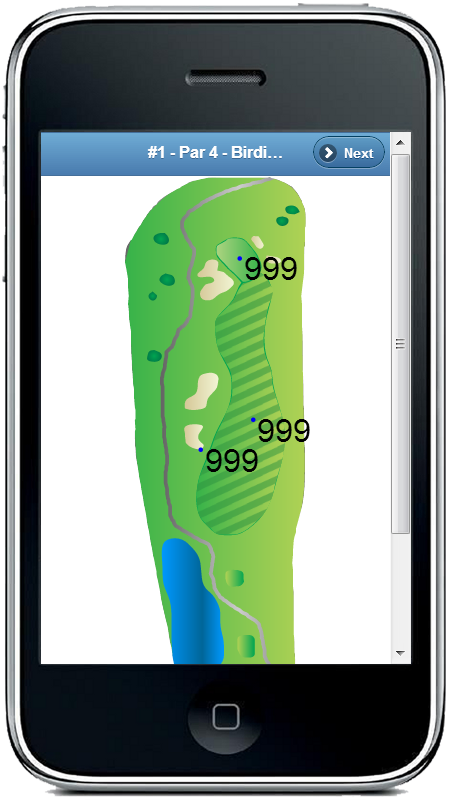 Golf GPS App for iPhone